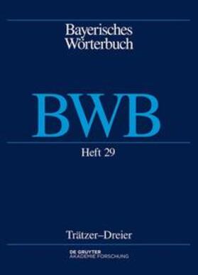 Bayerisches Wörterbuch. BWB. Heft 29 | Buch | 978-3-11-072557-5 | sack.de