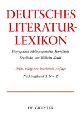 Kosch |  Deutsches Literatur-Lexikon / N – Z | eBook | Sack Fachmedien