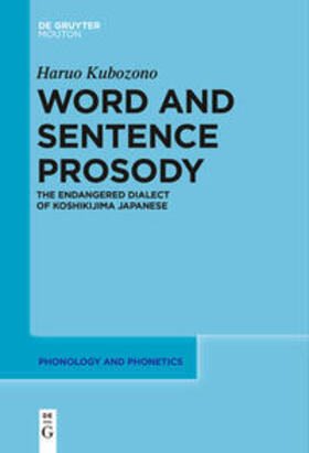 Kubozono |  Word and Sentence Prosody | eBook | Sack Fachmedien