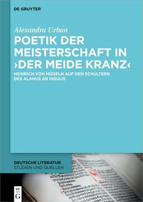 Urban |  Poetik der Meisterschaft in ›Der meide kranz‹ | eBook | Sack Fachmedien