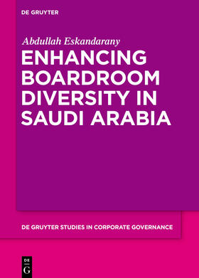 Eskandarany |  Enhancing Boardroom Diversity in Saudi Arabia | Buch |  Sack Fachmedien