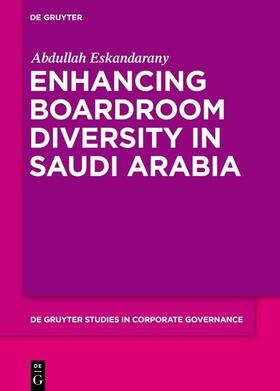 Eskandarany |  Enhancing Boardroom Diversity in Saudi Arabia | eBook | Sack Fachmedien