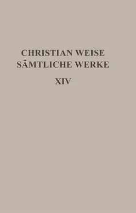 Weise / von Passavant |  Schauspiele I | Buch |  Sack Fachmedien