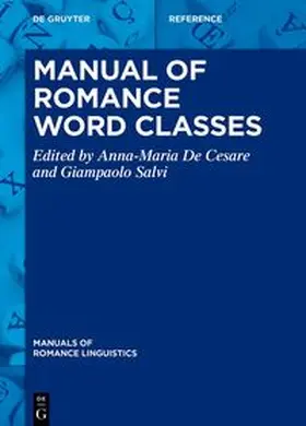 De Cesare / Salvi |  Manual of Romance Word Classes | eBook | Sack Fachmedien