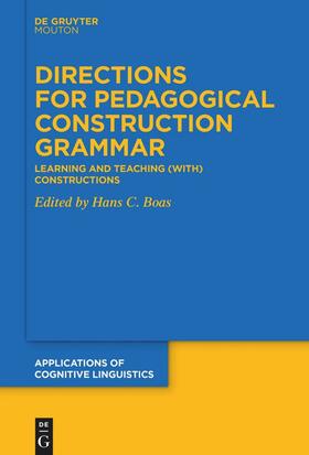 Boas |  Directions for Pedagogical Construction Grammar | eBook | Sack Fachmedien