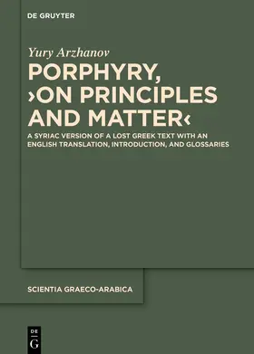 Arzhanov / Porphyry |  Porphyry, ›On Principles and Matter‹ | eBook | Sack Fachmedien