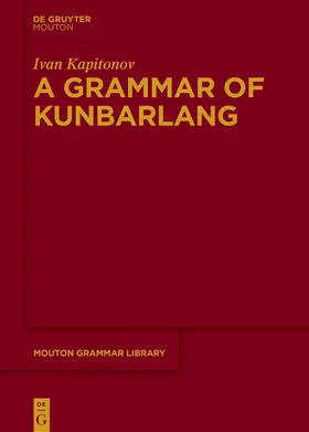 Kapitonov |  A Grammar of Kunbarlang | eBook | Sack Fachmedien