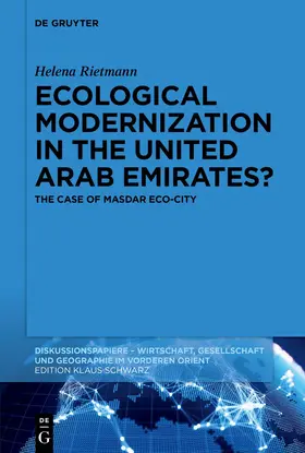 Rietmann |  Ecological Modernization in the United Arab Emirates? | eBook | Sack Fachmedien