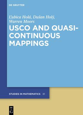 Holá / Holý / Moors |  USCO and Quasicontinuous Mappings | eBook | Sack Fachmedien