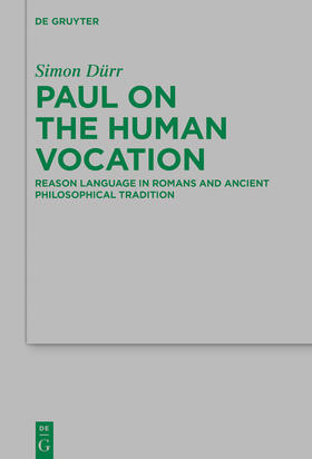 Dürr |  Paul on the Human Vocation | Buch |  Sack Fachmedien
