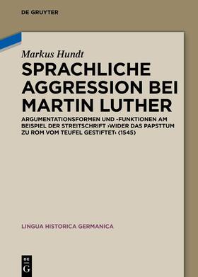 Hundt | Sprachliche Aggression bei Martin Luther | E-Book | sack.de