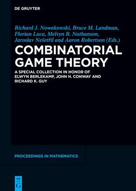 Nowakowski / Landman / Luca |  Combinatorial Game Theory | eBook | Sack Fachmedien