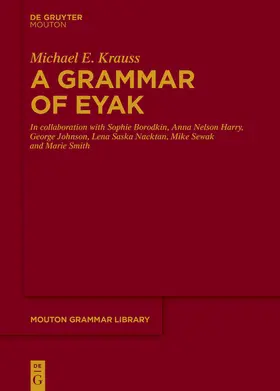 Krauss / Holton / Baetscher |  A Grammar of Eyak | eBook | Sack Fachmedien