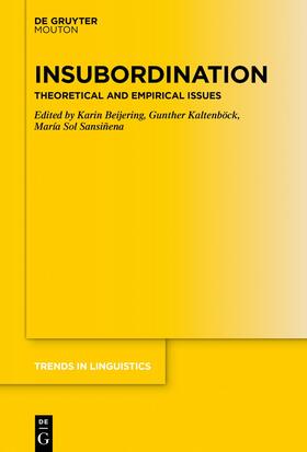 Beijering / Sansiñena / Kaltenböck |  Insubordination | Buch |  Sack Fachmedien