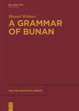 Widmer |  A Grammar of Bunan | eBook | Sack Fachmedien