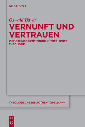 Bayer |  Vernunft und Vertrauen | Buch |  Sack Fachmedien