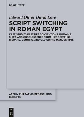 Love |  Script Switching in Roman Egypt | eBook | Sack Fachmedien