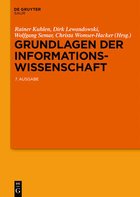 Kuhlen / Lewandowski / Semar | Grundlagen der Informationswissenschaft | E-Book | sack.de