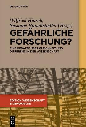 Hinsch / Brandtstädter |  Gefährliche Forschung? | eBook |  Sack Fachmedien