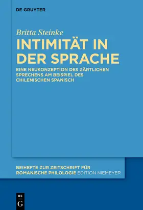 Steinke |  Intimität in der Sprache | Buch |  Sack Fachmedien