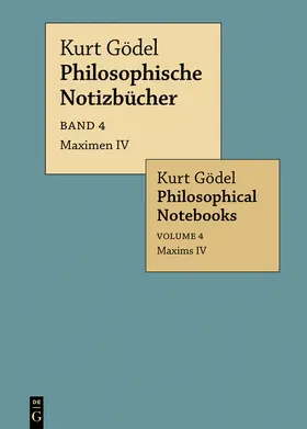 Gödel / Engelen |  Maximen IV / Maxims IV | Buch |  Sack Fachmedien