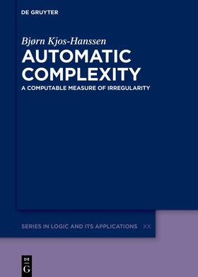 Kjos-Hanssen |  Automatic Complexity | eBook | Sack Fachmedien