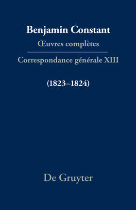 Courtney / Rowe / Triaire |  Correspondance générale 1823–1824 | Buch |  Sack Fachmedien