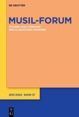 Wolf / Zeller |  Musil-Forum. Band 37: 2021/2022 | Buch |  Sack Fachmedien