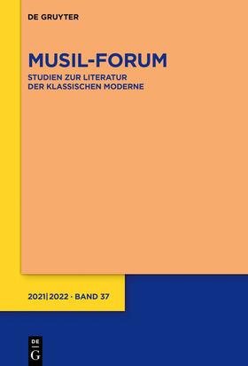 Wolf / Zeller |  Musil-Forum. Band 37: 2021/2022 | eBook | Sack Fachmedien