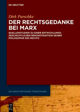 Purschke |  Der Rechtsgedanke bei Marx | eBook | Sack Fachmedien