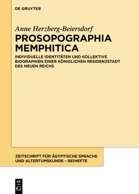 Herzberg-Beiersdorf |  Prosopographia Memphitica | Buch |  Sack Fachmedien