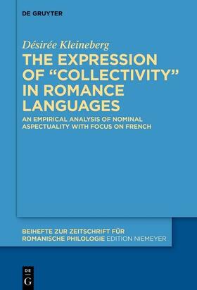 Kleineberg | The expression of “collectivity” in Romance languages | E-Book | sack.de