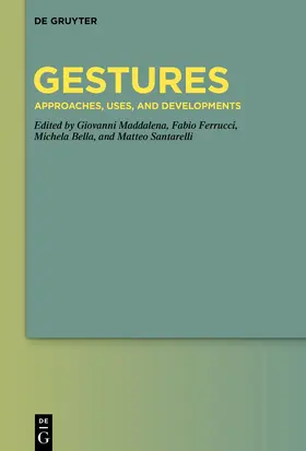 Maddalena / Ferrucci / Bella |  Gestures | Buch |  Sack Fachmedien