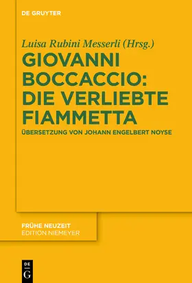 Rubini Messerli | Giovanni Boccaccio: Die verliebte Fiammetta | E-Book | sack.de