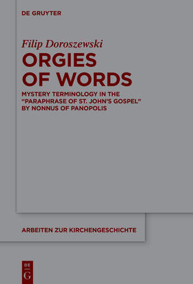 Doroszewski |  Orgies of Words | eBook | Sack Fachmedien