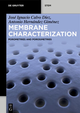 Calvo Díez / Hernández Giménez |  Membrane Characterization | Buch |  Sack Fachmedien