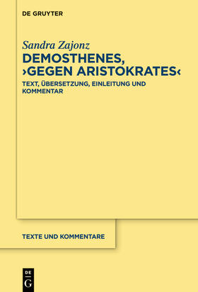 Zajonz |  Demosthenes, ›Gegen Aristokrates‹ | eBook | Sack Fachmedien