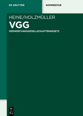 Heine / Holzmüller |  VGG | eBook | Sack Fachmedien