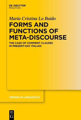 Lo Baido |  Forms and Functions of Meta-Discourse | eBook | Sack Fachmedien