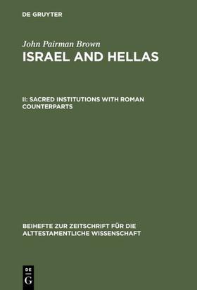 Brown |  Sacred Institutions with Roman Counterparts | eBook | Sack Fachmedien