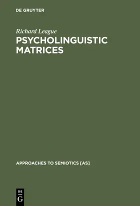 League |  Psycholinguistic Matrices | eBook | Sack Fachmedien