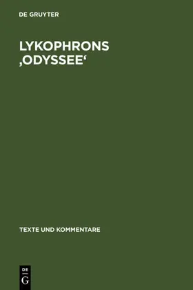  Lykophrons 'Odyssee' | eBook | Sack Fachmedien