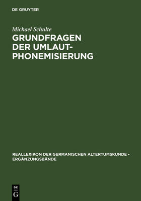 Schulte |  Grundfragen der Umlautphonemisierung | eBook | Sack Fachmedien