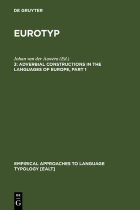 Auwera |  Adverbial Constructions in the Languages of Europe | eBook | Sack Fachmedien