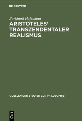 Hafemann |  Aristoteles' Transzendentaler Realismus | eBook | Sack Fachmedien