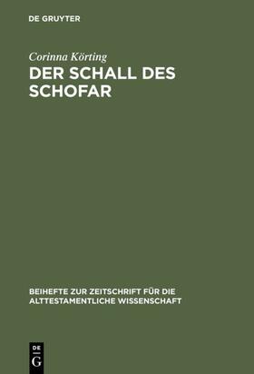 Körting |  Der Schall des Schofar | eBook | Sack Fachmedien