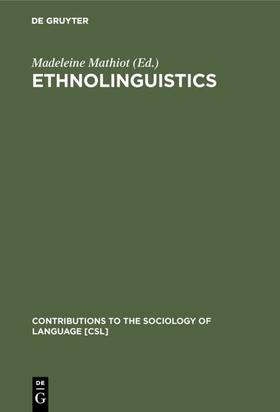 Mathiot |  Ethnolinguistics | eBook | Sack Fachmedien