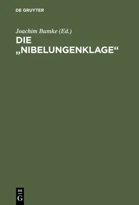 Bumke |  Die „Nibelungenklage“ | eBook | Sack Fachmedien