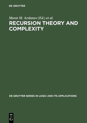 Arslanov / Lempp |  Recursion Theory and Complexity | eBook | Sack Fachmedien
