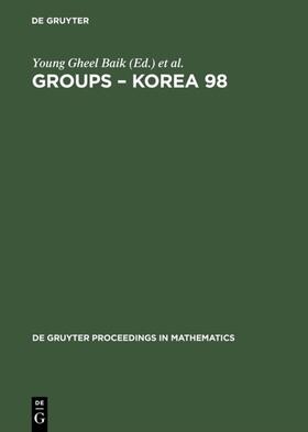 Baik / Johnson / Kim |  Groups – Korea 98 | eBook | Sack Fachmedien